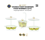 Paket Ekonomis Food Warmer 2 (2+1) Mawar
